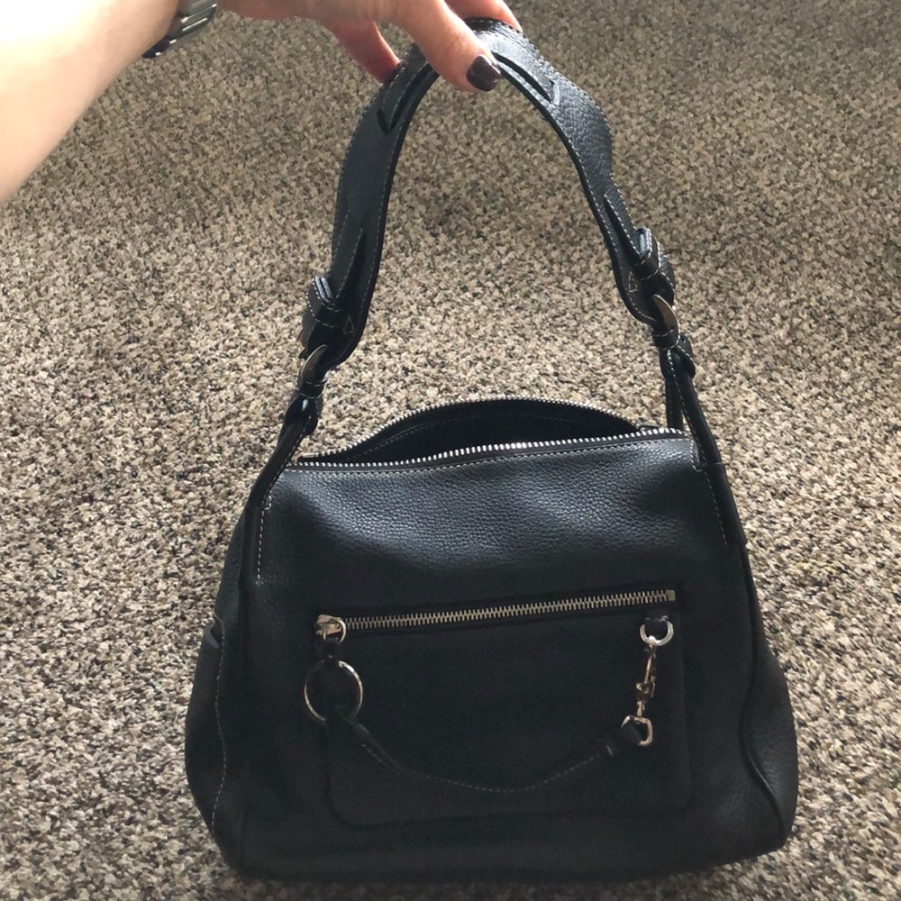 Beautiful pebbled leather Prada shoulder bag - AUTHENTIC
